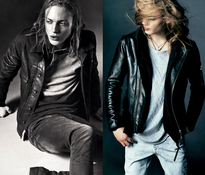 (05a) Mens Jacket Gecko Coated & Jeans Pistolero - (05b) Mens Jeans Sharp - Tiger of Sweden / Jeans 2013-2014 Fall Winter Lookbook: Designer Denim Jeans Fashion: Season Collections, Runways, Lookbooks and Linesheets