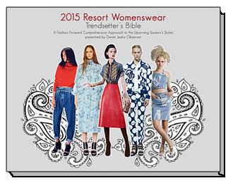 Download our 2015 Resort Womenswear Trendsetter's Bible 39 page PDF Guidebook with Secret Stash for $7.99 only