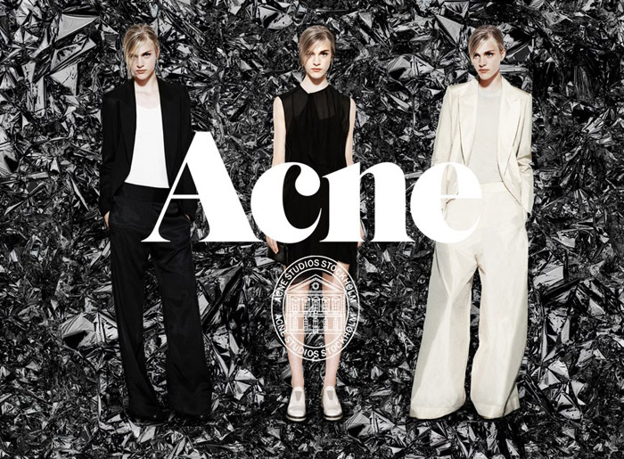 Acne 2012-2013 Fall Winter Womens Capsule Collection: Designer Denim Jeans Fashion: Season Collections, Runways, Lookbooks, Linesheets & Ad Campaigns