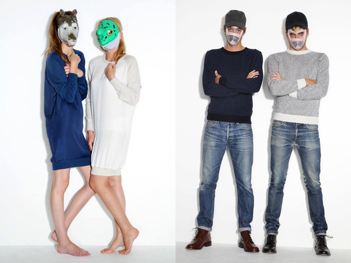 A.P.C. Animal, Mask and Moon Series 2012-2013 Winter Looks: Designer Denim Jeans Fashion: Season Collections, Runways, Lookbooks, Linesheets & Ad Campaigns