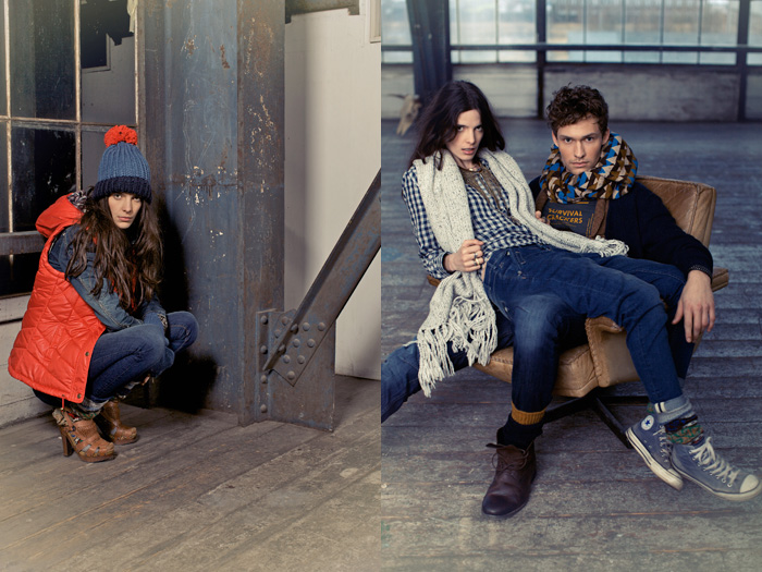 Blend & Blend She 2012 Fall Campaign: Designer Denim Jeans Fashion: Season Collections, Runways, Lookbooks, Linesheets & Ad Campaigns