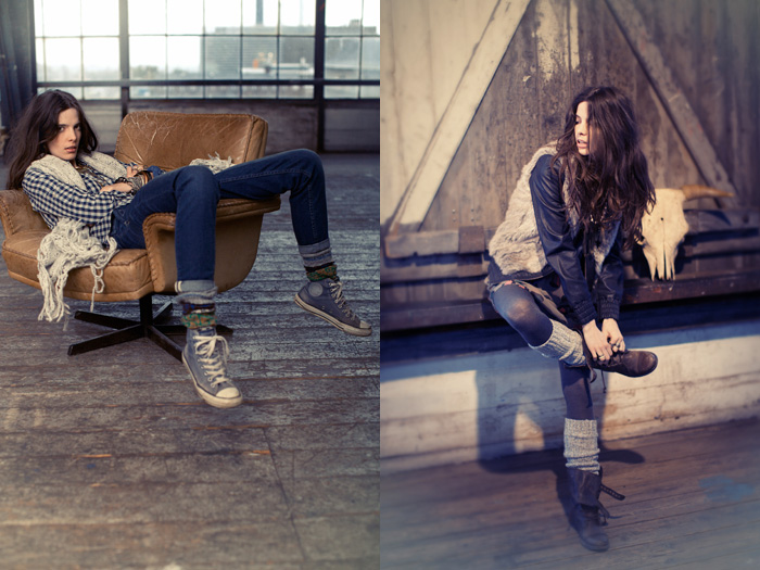 Blend & Blend She 2012 Fall Campaign: Designer Denim Jeans Fashion: Season Collections, Runways, Lookbooks, Linesheets & Ad Campaigns