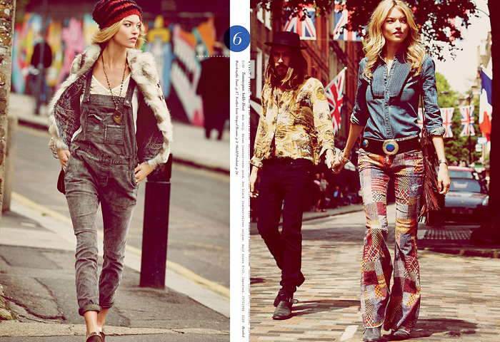 Free People September 2012 Catalog Fall Collection: Designer Denim Jeans Fashion: Season Collections, Runways, Lookbooks, Linesheets & Ad Campaigns