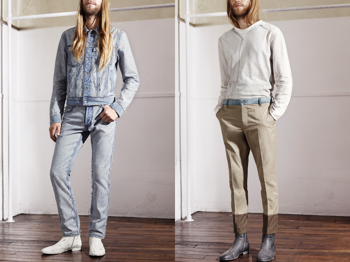 Maison Martin Margiela with H&M 2012-2013 Fall Winter Mens Lookbook: Designer Denim Jeans Fashion: Season Collections, Runways, Lookbooks, Linesheets & Ad Campaigns