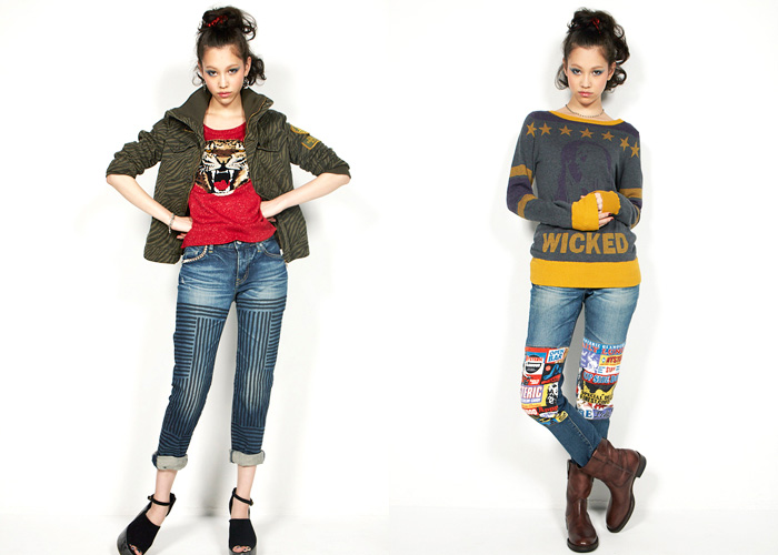 Hysteric Glamour 2012 Fall Lookbook: Designer Denim Jeans Fashion: Season Collections, Runways, Lookbooks and Linesheets