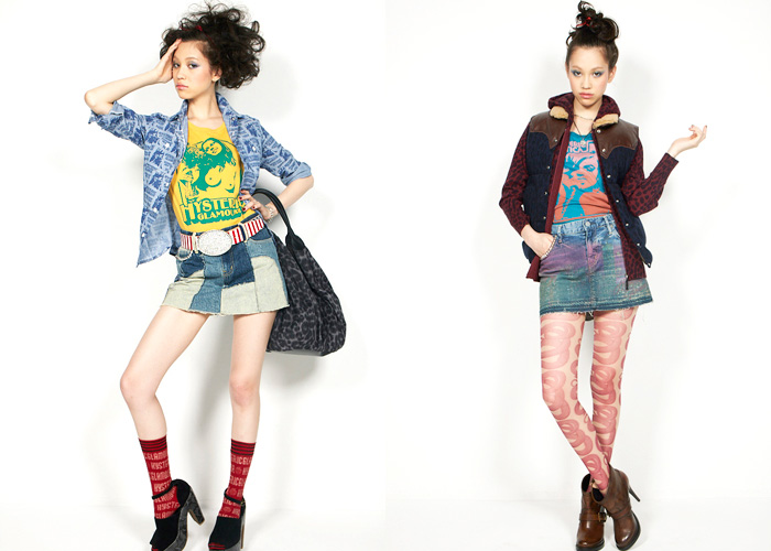 Hysteric Glamour 2012 Fall Lookbook: Designer Denim Jeans Fashion: Season Collections, Runways, Lookbooks and Linesheets