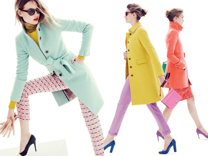 J.Crew 2012-2013 Winter Womens Coats and Outerwear: Designer Denim Jeans Fashion: Season Collections, Runways, Lookbooks, Linesheets & Ad Campaigns