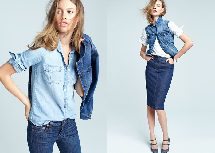 J.Crew 2012 Fall Womens Denim Collection: Designer Denim Jeans Fashion: Season Collections, Runways, Lookbooks, Linesheets & Ad Campaigns