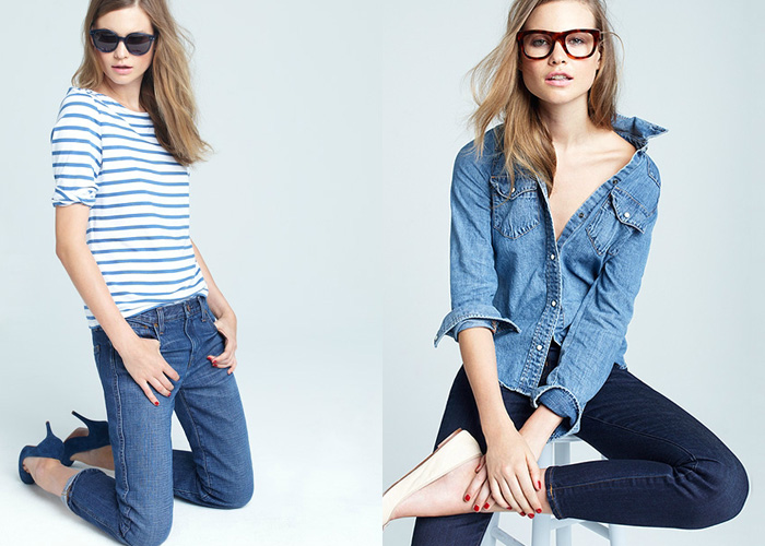 J.Crew 2012 Fall Womens Denim Collection: Designer Denim Jeans Fashion: Season Collections, Runways, Lookbooks, Linesheets & Ad Campaigns