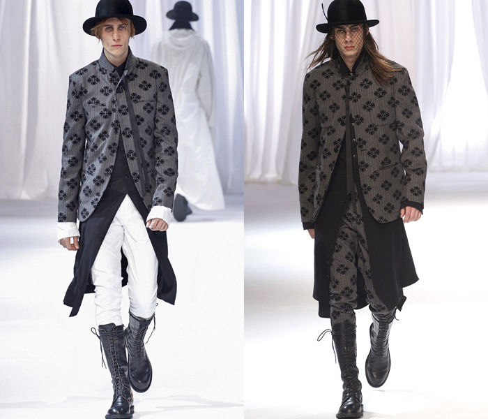 Ann Demeulemeester 2013-2014 Fall Winter Mens Runway Collection: Designer Denim Jeans Fashion: Season Collections, Runways, Lookbooks and Linesheets