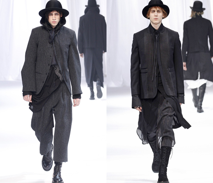 Ann Demeulemeester 2013-2014 Fall Winter Mens Runway Collection: Designer Denim Jeans Fashion: Season Collections, Runways, Lookbooks and Linesheets