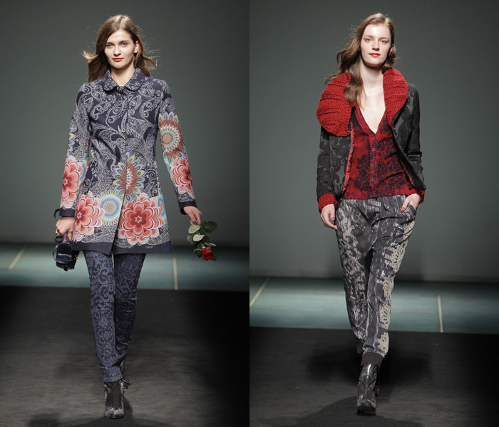 Desigual 2013-2014 Fall Winter Womens Runway Collection: Designer Denim Jeans Fashion: Season Collections, Runways, Lookbooks and Linesheets