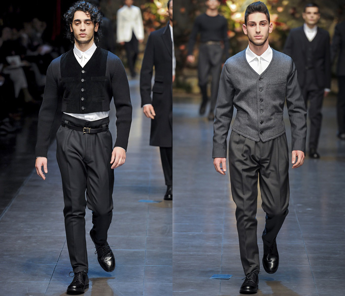 Dolce & Gabbana 2013-2014 Fall Winter Mens Runway Collection: Designer Denim Jeans Fashion: Season Collections, Runways, Lookbooks and Linesheets