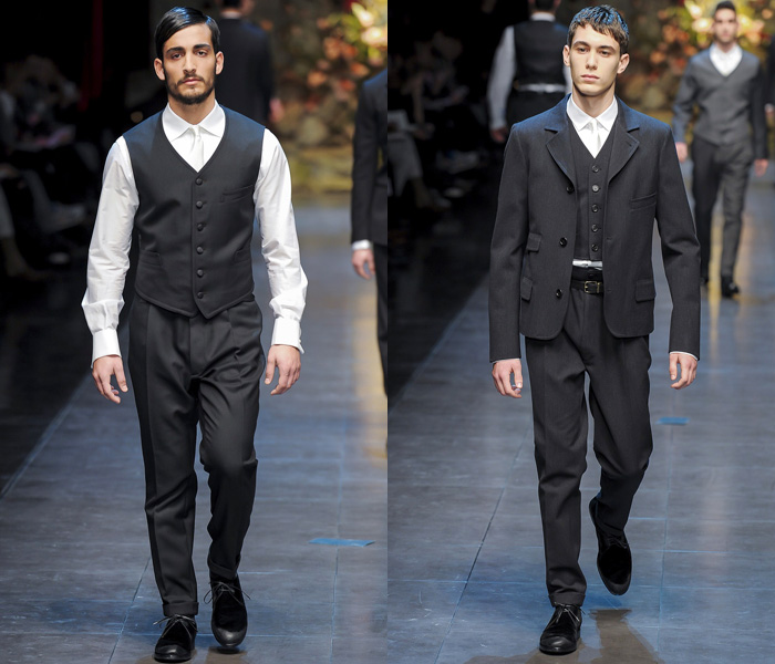 Dolce & Gabbana 2013-2014 Fall Winter Mens Runway Collection: Designer Denim Jeans Fashion: Season Collections, Runways, Lookbooks and Linesheets