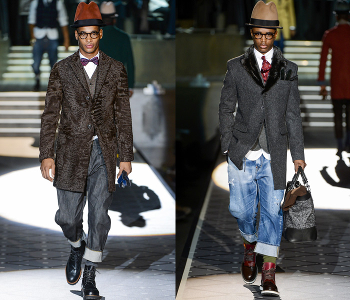 Dsquared2 2013-2014 Fall Winter Mens Runway Collection: Designer Denim Jeans Fashion: Season Collections, Runways, Lookbooks and Linesheets