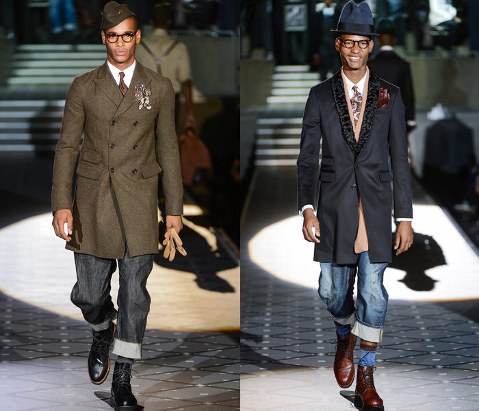 Dsquared2 2013-2014 Fall Winter Mens Runway Collection: Designer Denim Jeans Fashion: Season Collections, Runways, Lookbooks and Linesheets