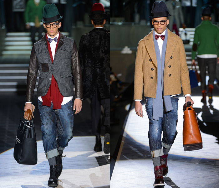 Dsquared2 2013-2014 Fall Winter Mens Runway Collection: Designer Denim Jeans Fashion: Season Collections, Runways, Lookbooks and Linesheets