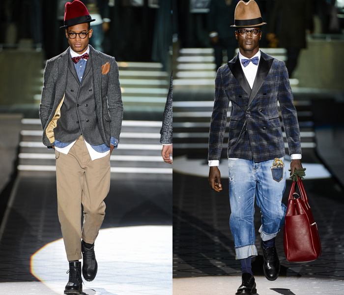 Dsquared2 2013-2014 Fall Winter Mens Runway Collection: Designer Denim Jeans Fashion: Season Collections, Runways, Lookbooks and Linesheets