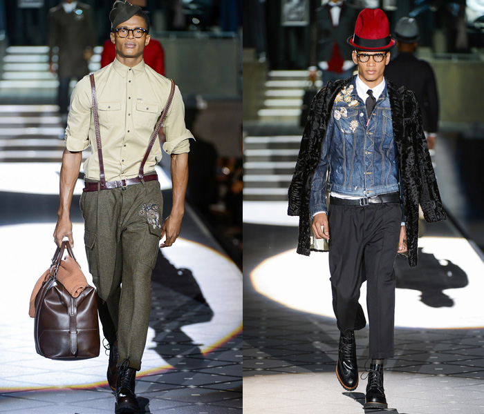 Dsquared2 2013-2014 Fall Winter Mens Runway Collection: Designer Denim Jeans Fashion: Season Collections, Runways, Lookbooks and Linesheets