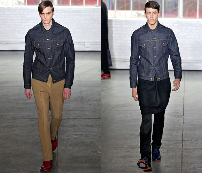 Duckie Brown 2013-2014 Fall Winter Mens Runway Collection | Denim Jeans  Fashion Week Runway Catwalks, Fashion Shows, Season Collections Lookbooks >  Fashion Forward Curation < Trendcast Trendsetting Forecast Styles Spring  Summer Fall