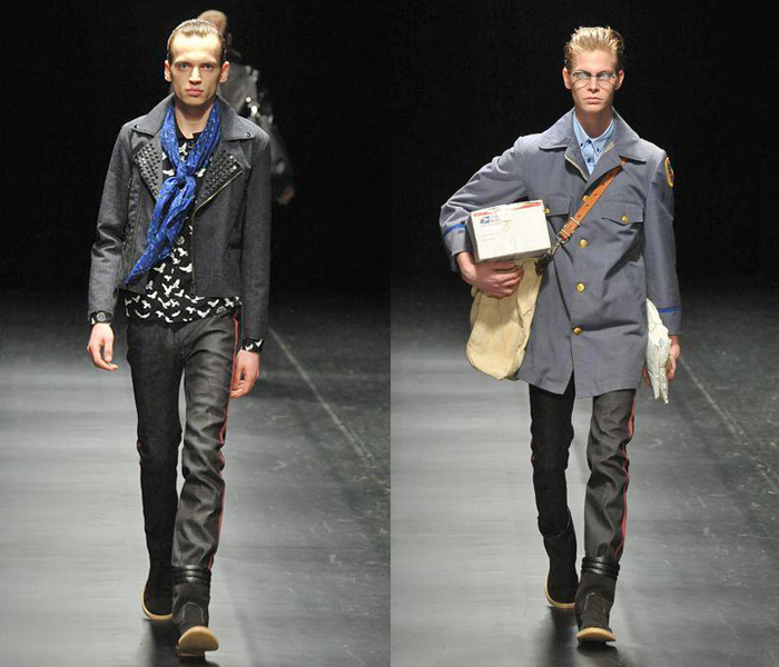 FACTOTUM 2013-2014 Fall Winter Mens Runway Collection - Mercedes-Benz Fashion Week Tokyo - Japan Fashion Week: Designer Denim Jeans Fashion: Season Collections, Runways, Lookbooks and Linesheets