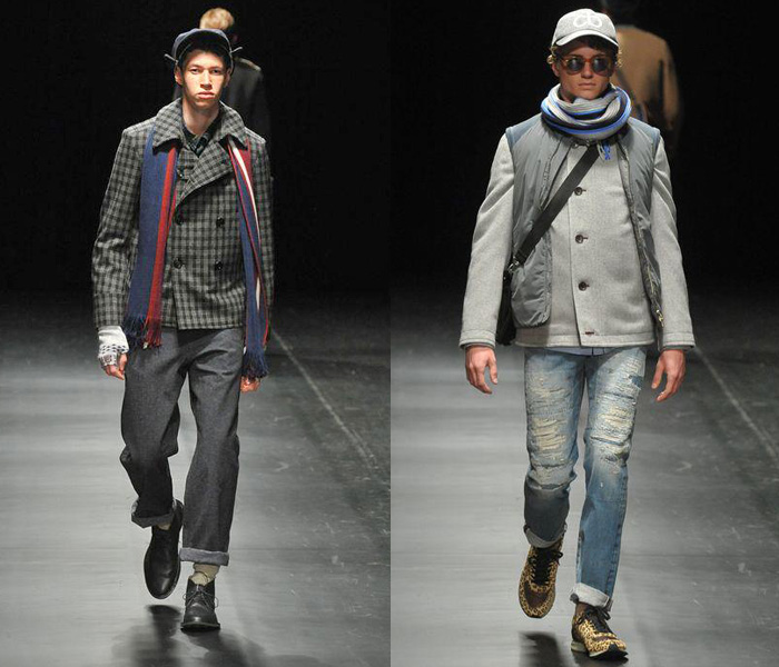 FACTOTUM 2013-2014 Fall Winter Mens Runway Collection - Mercedes-Benz Fashion Week Tokyo - Japan Fashion Week: Designer Denim Jeans Fashion: Season Collections, Runways, Lookbooks and Linesheets