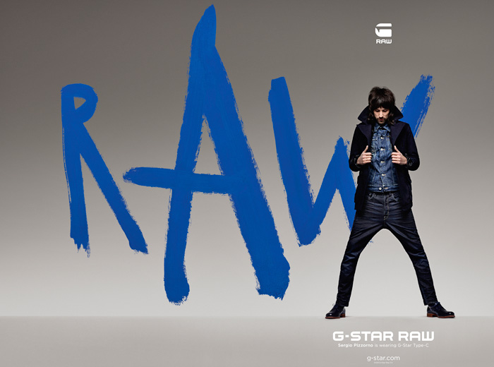 G-Star RAW 2013-2014 Fall Winter Ad Campaign - Destroy to Construct shot by Rankin with Sergio Pizzorno and Keenan Kampa - The Art of RAW: Designer Denim Jeans Fashion: Season Collections, Runways, Lookbooks and Linesheets