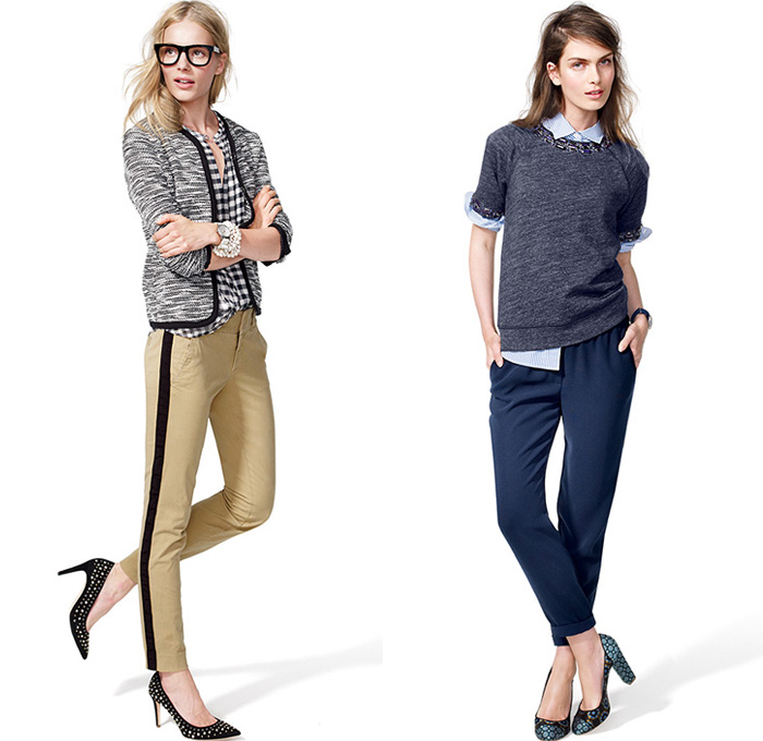 J.Crew 2013 August Pre Fall Looks We Love - End of Summer - Pre Autumn Fashion: Designer Denim Jeans Fashion: Season Collections, Runways, Lookbooks and Linesheets