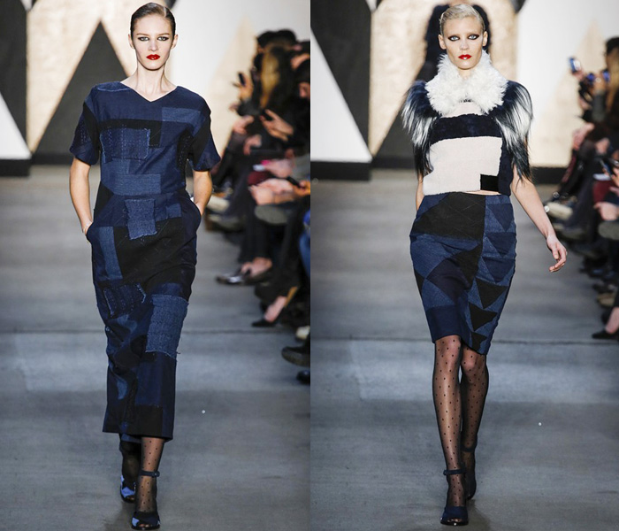 Jen Kao 2013-2014 Fall Winter Womens Runway Collection - New York Fashion Week: Designer Denim Jeans Fashion: Season Collections, Runways, Lookbooks and Linesheets