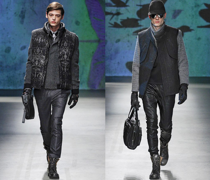 Kenneth Cole 2013-2014 Fall Winter Mens Runway Collection: Designer Denim Jeans Fashion: Season Collections, Runways, Lookbooks and Linesheets