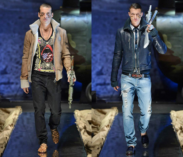 Philipp Plein 2013-2014 Fall Winter Mens Runway Collection: Designer Denim Jeans Fashion: Season Collections, Runways, Lookbooks and Linesheets