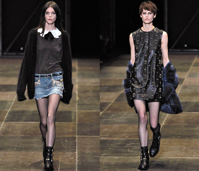 Saint Laurent 2013-2014 Fall Winter Womens Runway Collection - YSL - Yves Saint Laurent: Designer Denim Jeans Fashion: Season Collections, Runways, Lookbooks and Linesheets