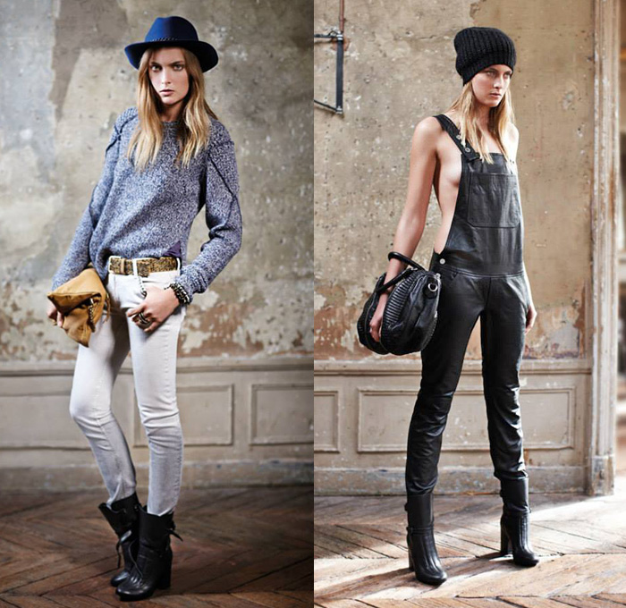 Zadig et Voltaire 2013-2014 Fall Winter Womens Lookbook: Designer Denim Jeans Fashion: Season Collections, Runways, Lookbooks and Linesheets