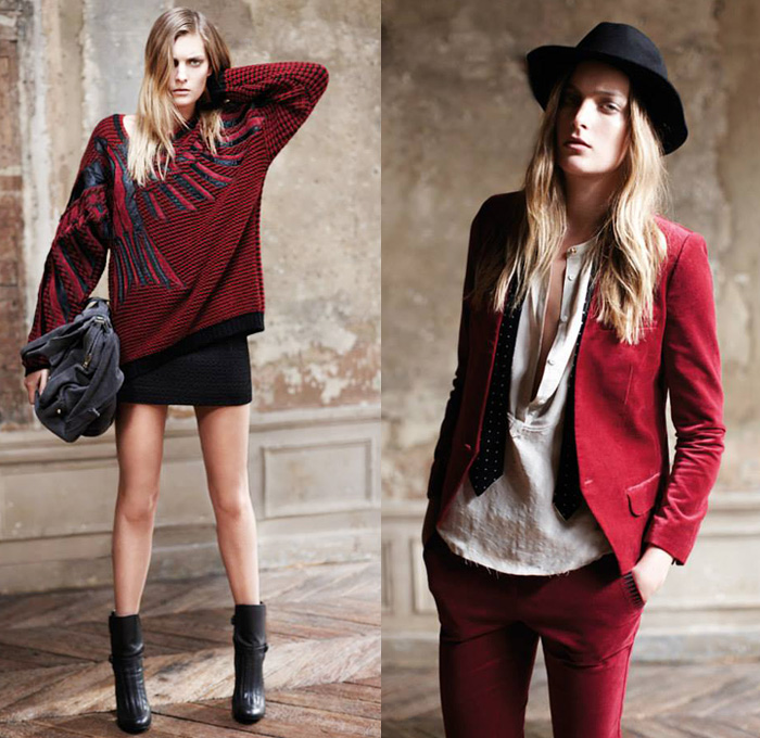 Zadig et Voltaire 2013-2014 Fall Winter Womens Lookbook: Designer Denim Jeans Fashion: Season Collections, Runways, Lookbooks and Linesheets
