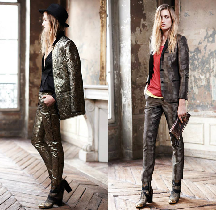 Zadig et Voltaire 2013-2014 Fall Winter Womens Lookbook: Designer Denim Jeans Fashion: Season Collections, Runways, Lookbooks and Linesheets