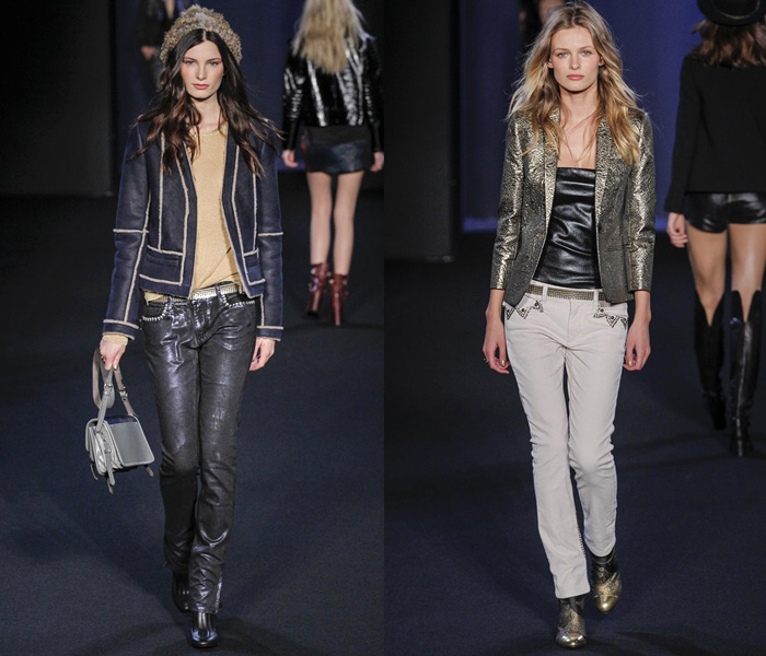 Zadig et Voltaire 2013-2014 Fall Winter Womens Runway Collection: Designer Denim Jeans Fashion: Season Collections, Runways, Lookbooks and Linesheets