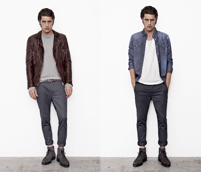 AllSaints 2013 Spring Summer Mens Lookbook: Designer Denim Jeans Fashion: Season Collections, Runways, Lookbooks and Linesheets