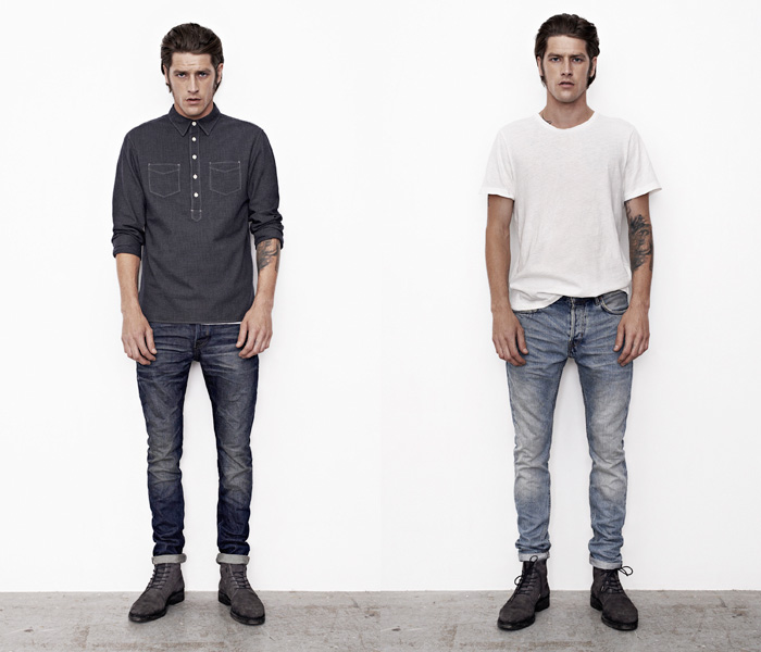 AllSaints 2013 Spring Summer Mens Lookbook: Designer Denim Jeans Fashion: Season Collections, Runways, Lookbooks and Linesheets