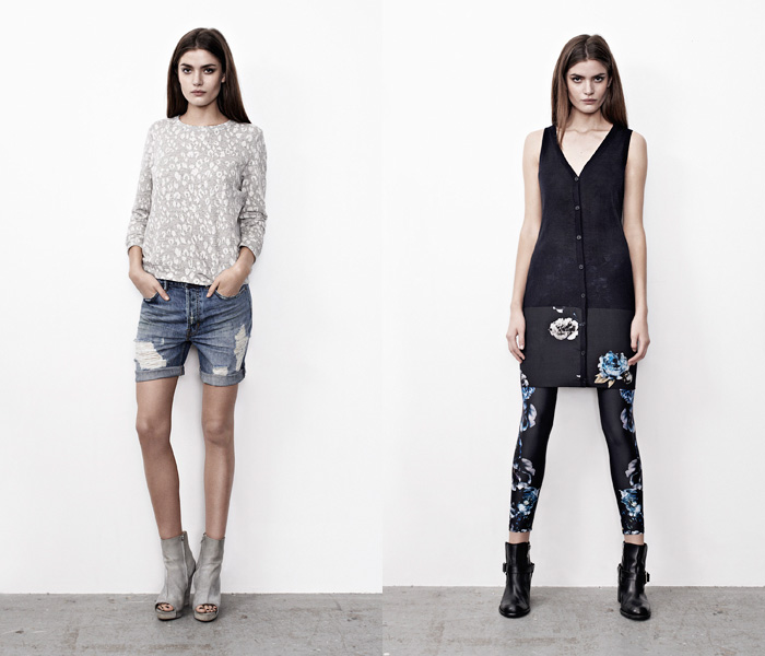 AllSaints 2013 Spring Summer Womens Lookbook: Designer Denim Jeans Fashion: Season Collections, Runways, Lookbooks and Linesheets