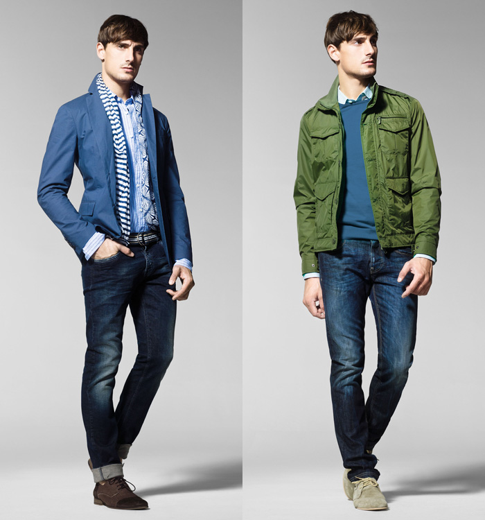 United Colors of Benetton 2013 Spring Summer Mens Lookbook: Designer Denim Jeans Fashion: Season Collections, Runways, Lookbooks and Linesheets