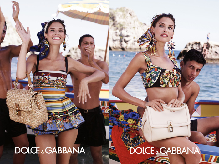 Dolce & Gabbana 2013 Spring Summer Womenswear Ad Campaign: Designer Denim Jeans Fashion: Season Collections, Runways, Lookbooks and Linesheets