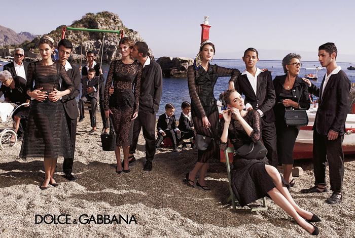 Dolce & Gabbana 2013 Spring Summer Womenswear Ad Campaign: Designer Denim Jeans Fashion: Season Collections, Runways, Lookbooks and Linesheets