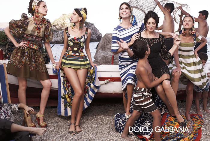 Dolce & Gabbana 2013 Spring Summer Womenswear Ad Campaign: Designer Denim Jeans Fashion: Season Collections, Runways, Lookbooks and Linesheets