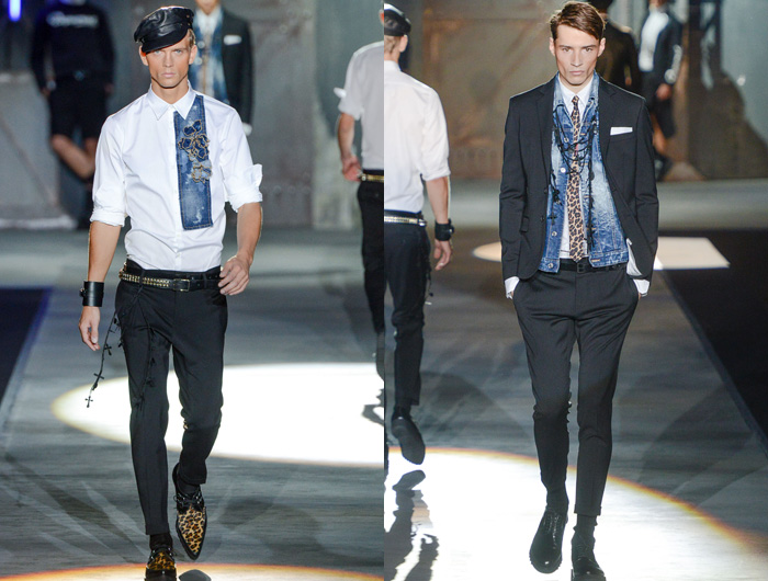 Dsquared2 Club Society 2013 Spring Summer Mens Runway Collection: Designer Denim Jeans Fashion: Season Collections, Runways, Lookbooks and Linesheets