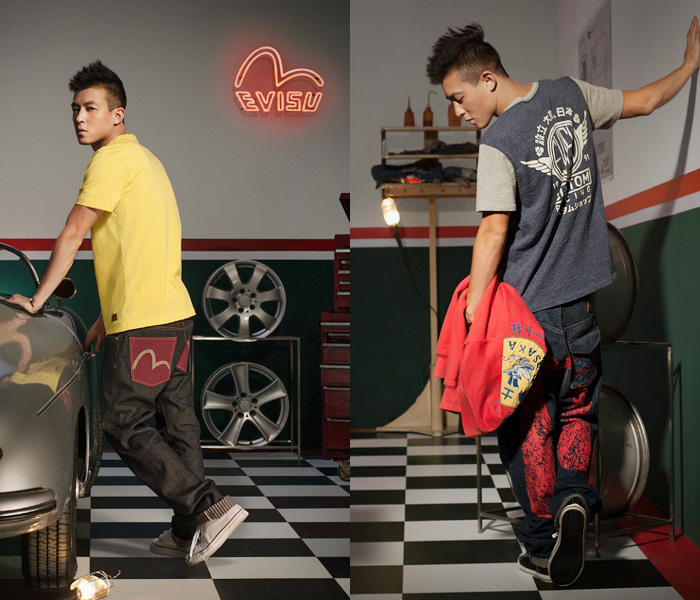 Evisu 2013 Spring Summer Mens Lookbook: Designer Denim Jeans Fashion: Season Collections, Runways, Lookbooks and Linesheets