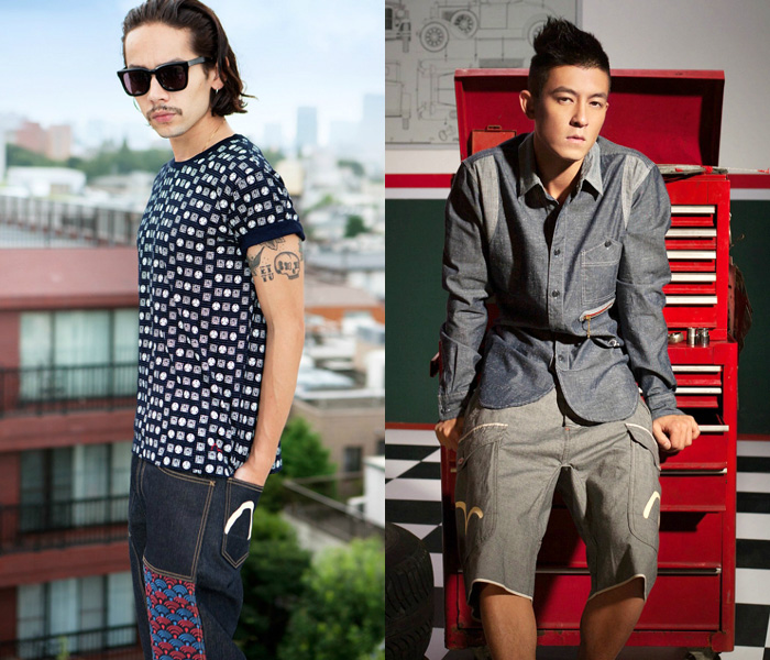 Evisu 2013 Spring Summer Mens Lookbook: Designer Denim Jeans Fashion: Season Collections, Runways, Lookbooks and Linesheets