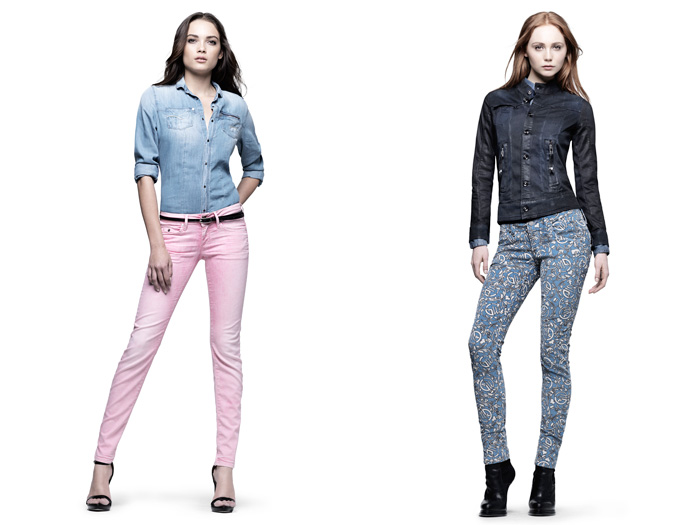 G-Star RAW 2013 Pre Spring Summer Womens Collection: Designer Denim Jeans Fashion: Season Collections, Runways, Lookbooks and Linesheets