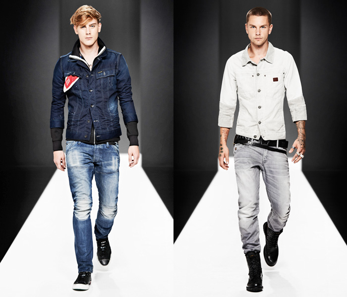 G-Star RAW 2013 Spring Summer Mens Runway Collection: Designer Denim Jeans Fashion: Season Collections, Runways, Lookbooks and Linesheets
