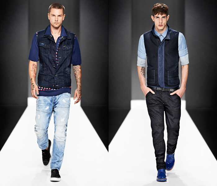 G-Star RAW 2013 Spring Summer Mens Runway Collection: Designer Denim Jeans Fashion: Season Collections, Runways, Lookbooks and Linesheets