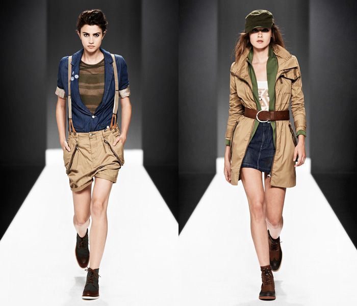 G-Star RAW 2013 Spring Summer Womens Runway Collection: Designer Denim Jeans Fashion: Season Collections, Runways, Lookbooks and Linesheets